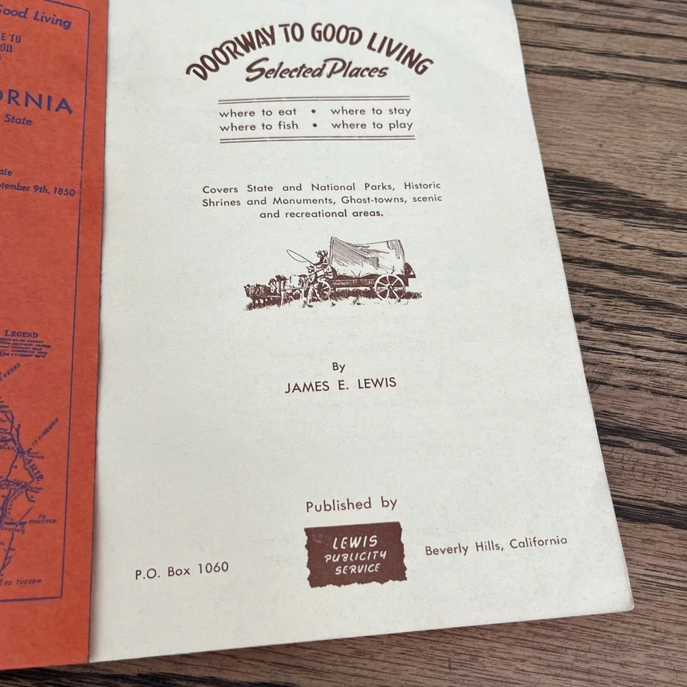 Vintage 1950 California Arizona Nevada Travel Guidebook "Doorway to Good Living" - Picture 11 of 12